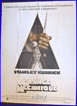 Clockwork Orange Vintage R70's French 1 Panel Poster Stanley Kubrick Classic
