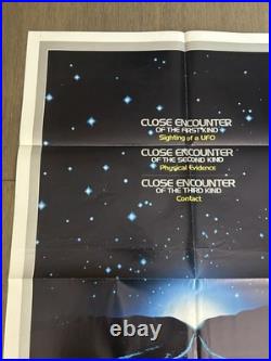 Close Encounters Of The Third Kind 1977 Original 27x41 Movie Poster F Vintage