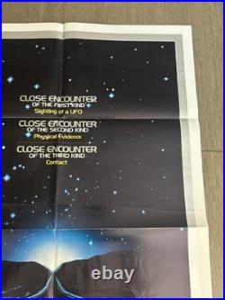 Close Encounters Of The Third Kind 1977 Original 27x41 Movie Poster F Vintage