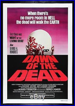 NEW DAWN OF THE DEAD RETRO 1978 FILM MOVIE ORIGINAL CINEMA PRINT PREMIUM POSTER