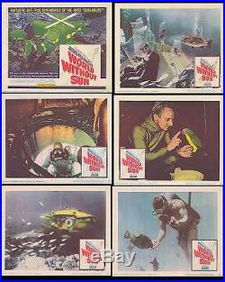 DEEP SEA SCUBA DIVING orig 1965 11x14 lobby card movie posters JACQUES COUSTEAU