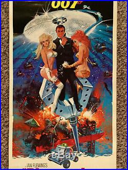 DIAMONDS ARE FOREVER Original 1971 Insert Movie Poster! 007 James Bond Vintage