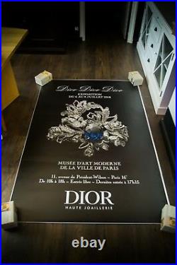 DIOR HIGH JEWELRY EXHIBITION Vey Rare 4x6 ft Shelter Movie Poster Original 2018
