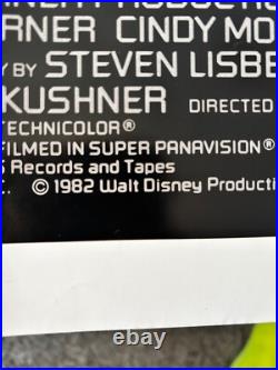 DISNEY-Tron original movie poster 1982 folded Jeff Bridges 27x41-VINTAGE-RARE