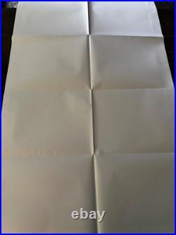 DISNEY-Tron original movie poster 1982 folded Jeff Bridges 27x41-VINTAGE-RARE