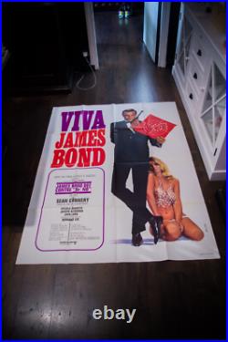 DR NO? Bond 007 Large French Grande Vintage Movie Poster Original R1970's