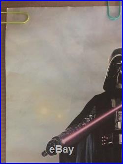 Darth Vader Vintage Poster Star Wars Original Movie Pin-up 1977 Movies Starwars