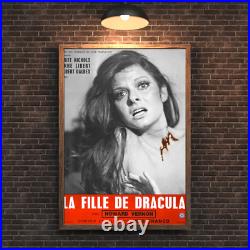 Daughter of Dracula Movie Poster Vintage Horror Classic Collectible Art Print