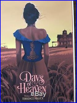 Days Of Heaven Movie Poster Art Print Laurent Durieux Terrence Malick Mondo vtg