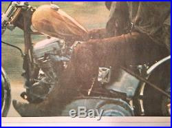 Dennis Hopper Vintage Poster Middle finger Easy Rider 60's Movie Pin-up Headshop