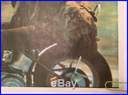 Dennis Hopper Vintage Poster Middle finger Easy Rider 60's Movie Pin-up Headshop