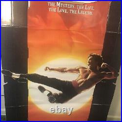 Dragon The Bruce Lee Movie Promo Video Store Standee With Box Vintage Poster