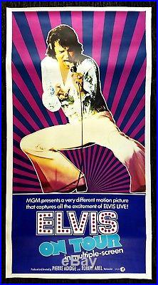 ELVIS PRESLEY ON TOUR CineMasterpieces 1972 VINTAGE ROCK ORIGINAL MOVIE POSTER