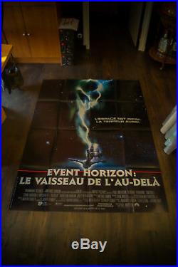 EVENT HORIZON Horror 4x6 ft Vintage French Grande Movie Poster Original 1997