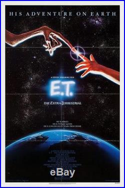 E. T. US One Sheet (27 x 41) Original vintage movie poster