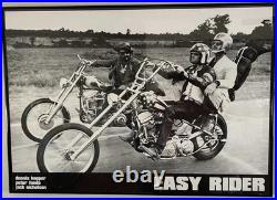 Easy Rider Movie Poster Hopper Fonda Jack Nicholson Vintage 1996 Sealed NOS