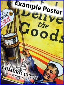 Eat the Basic 7 Every Day! 1943 WWII Nutrition Food Poster Wall Art Print