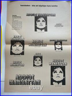 Edie Sedgwick Ciao Manhattan 10 Vintage Lobby Cards & 1 Poster 1974 Andy Warhol