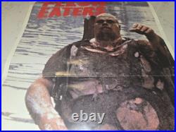Extremely Rare Australian (1980) Flesh Eaters Horror Movie Poster 30×14 Vintage