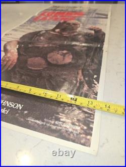 Extremely Rare Australian (1980) Flesh Eaters Horror Movie Poster 30×14 Vintage