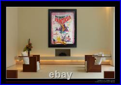 FANTASIA Disney Large French Grande Vintage Movie Poster Original R1970's