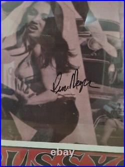 FASTER PUSSYCAT KILL! KILL! Movie Poster Vintage 35X23 Russ Meyer SIGNED + VHS