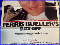 FERRIS BUELLER'S DAY OFF 1986-Original Movie Poster -One Sheet FOLDED-Vintage