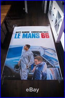 FORD V FERRARI LE MANS 66 5x8 ft Original Vintage Movie Poster 2019