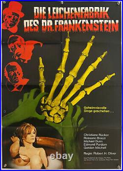 FRANKENSTEINS CASTLE OF FREAKS original vintage 1 sheet movie poster 1974