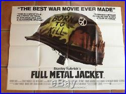 FULL METAL JACKET, Original vintage cinema poster