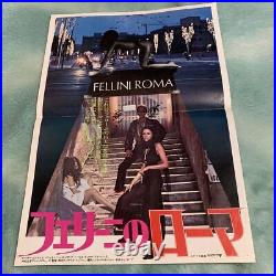 Fellini Roma Movie/Promotional Poster Still pictures Vintage Japan Some damages