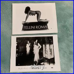 Fellini Roma Movie/Promotional Poster Still pictures Vintage Japan Some damages