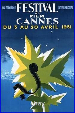 Film 1951 Cannes Festival Movie Vintage Poster Repro FREE S/H in USA