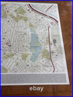 Film Map Rare VNTG UK Street Map Movie Poster 900+ Titles Art of Cartography