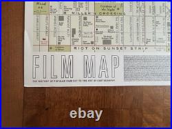 Film Map Rare VNTG UK Street Map Movie Poster 900+ Titles Art of Cartography