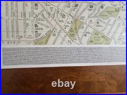 Film Map Rare VNTG UK Street Map Movie Poster 900+ Titles Art of Cartography