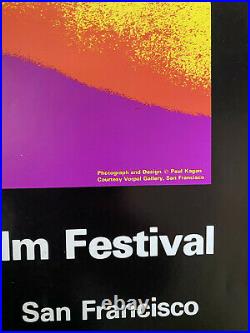 First International EROTIC FILM FESTIVAL Poster 1971 PAUL KAGAN Psychedelic