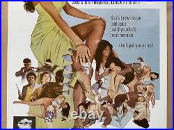 Foxy Brown Movie Poster Pam Grier Vintage Gangster Mafia Pop Culture 1970s