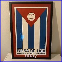 Frames Fuera de Liga Vintage Cuban Film Poster