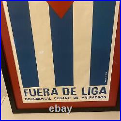 Frames Fuera de Liga Vintage Cuban Film Poster