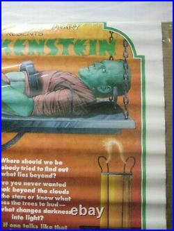 Frankenstein Movie Vintage Poster Garage 1974 Book Advertisement Ad Cng1177