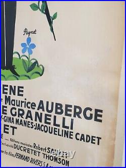 French Original Vintage Film Poster,'MIMI PINSON' By RAYMOND PEYNET, 1958