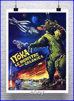 From Outer Space Vintage Sci-Fi Movie Poster Rolled Canvas Giclee 24x30 in