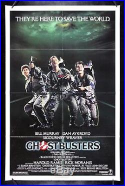 GHOSTBUSTERS CineMasterpieces VINTAGE COMEDY ORIGINAL MOVIE POSTER 1984