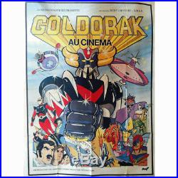 GOLDORAK GOLDRAKE GRANDIZER 1979 MOVIE POSTER RARE VINTAGE 120 cm X 160 cm