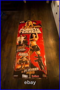 GRINDHOUSE? PLANET TERROR French Door Panel Vintage Movie Poster Original 2007