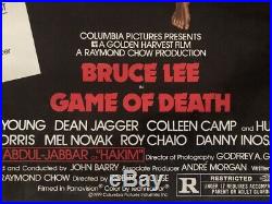 Game Of Death Original Vintage Movie Poster Bruce Lee Martial Arts 79 One Sheet