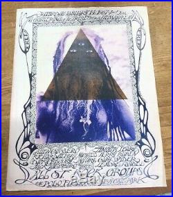 Gathering of the Tribes for Human Be In Poster January 14, 1967 Vintage Rock
