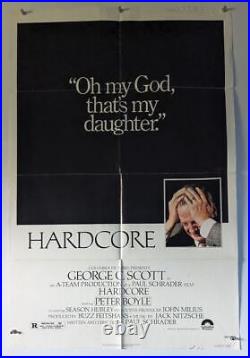 George C. Scott, Season Hubley HARDCORE 27x41 Original Vintage Movie Poster