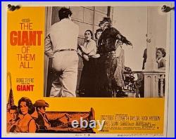 Giant 1956 Movie Poster Elizabeth Taylor Rock Hudson James Dean Vintage Large